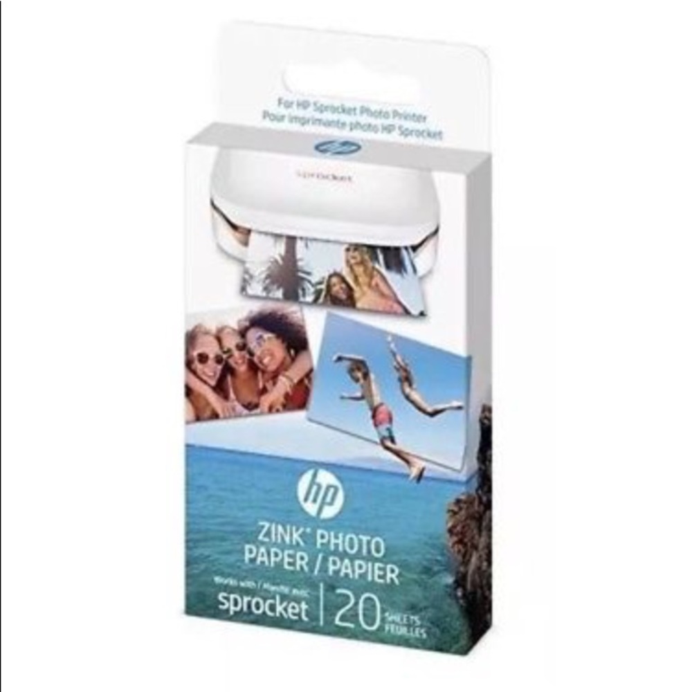 HP ZINK™ Sticky-backed Photo Paper-20 sht/2 x 3 in